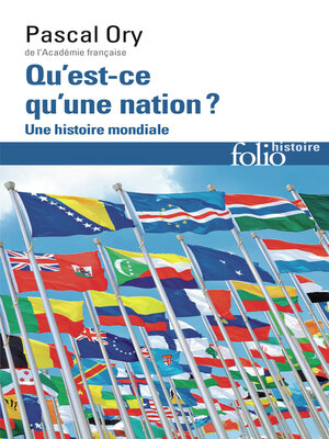 cover image of Qu'est-ce qu'une nation ?